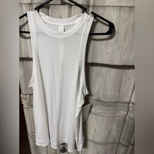 Lululemon long cotton crewneck tank
